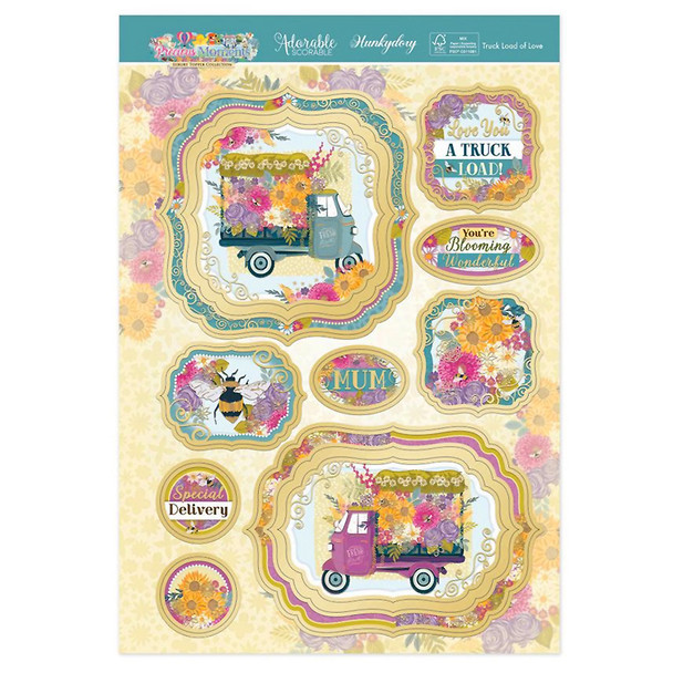 Truck Load of Love Topper Sheet