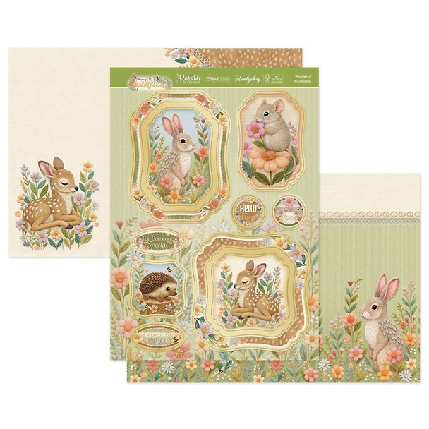 Wonderful Woodlands | Amongst the Wildflowers Luxury Topper Card Set