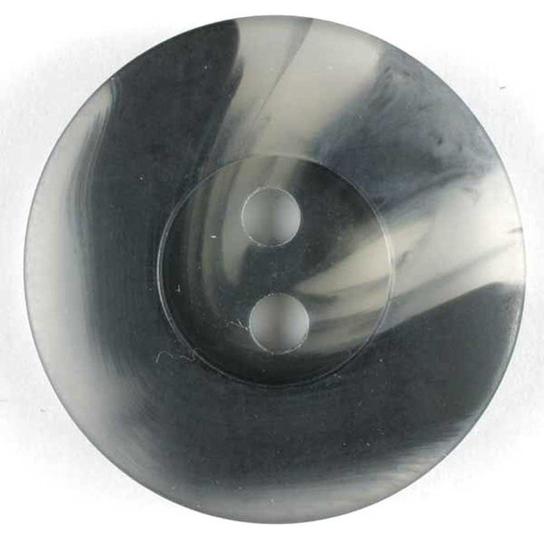 Round Button 2 Holed and 30mm in Dark Grey
