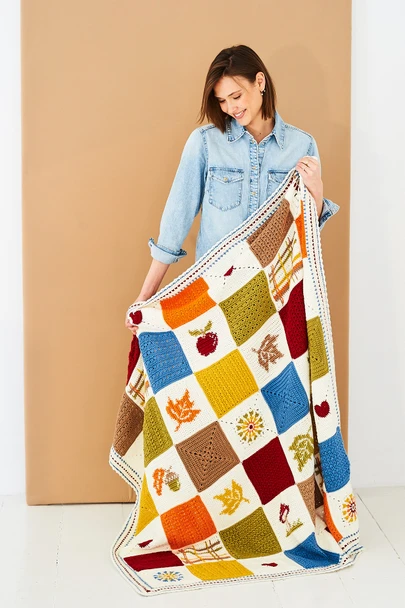 Stylecraft Love Letters to Autumn CAL by MadebyAnita