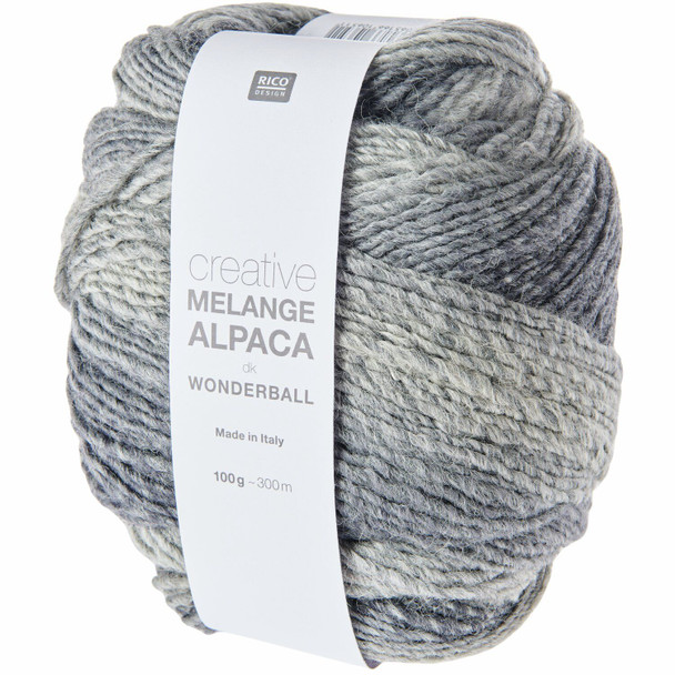 Rico Design | Melange Alpaca Wonderball | DK | 100g 300m| Various Colours