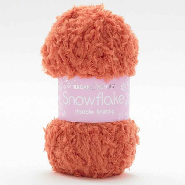 Sirdar Snuggly Snowflake DK Knitting Yarn | 666 Snuggle Orange