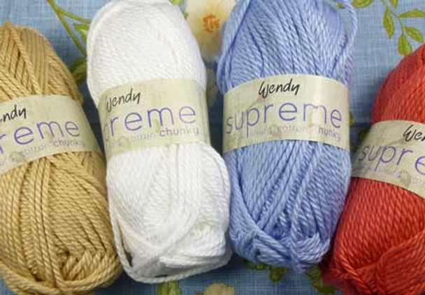 Wendy Supreme Luxury Cotton Chunky - Collection of Balls