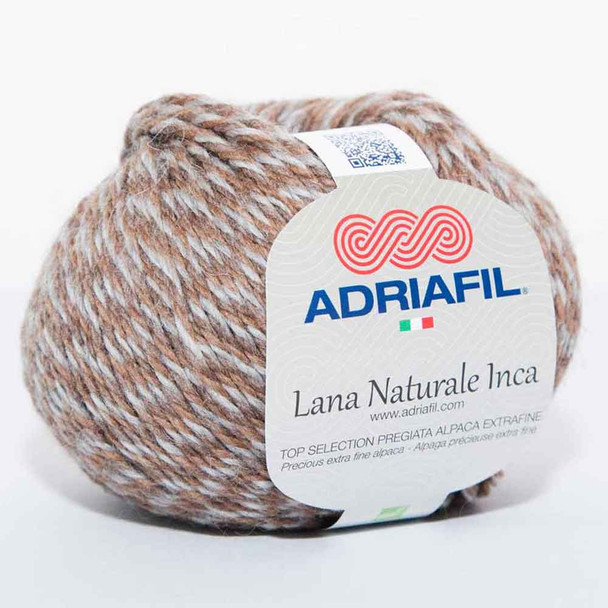 Adriafil Lana Naturale Inca - Shade 71 Beige and Grey