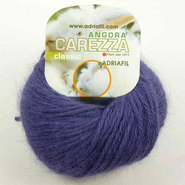 Adriafil Carezza Angora Knitting Yarn, 25g Balls | 90 Purple