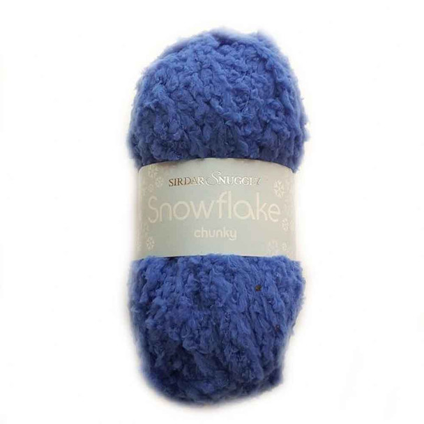 Sirdar Snuggly Snowflake Chunky Knitting Yarn, 25g Balls | 668 Baloo Blue