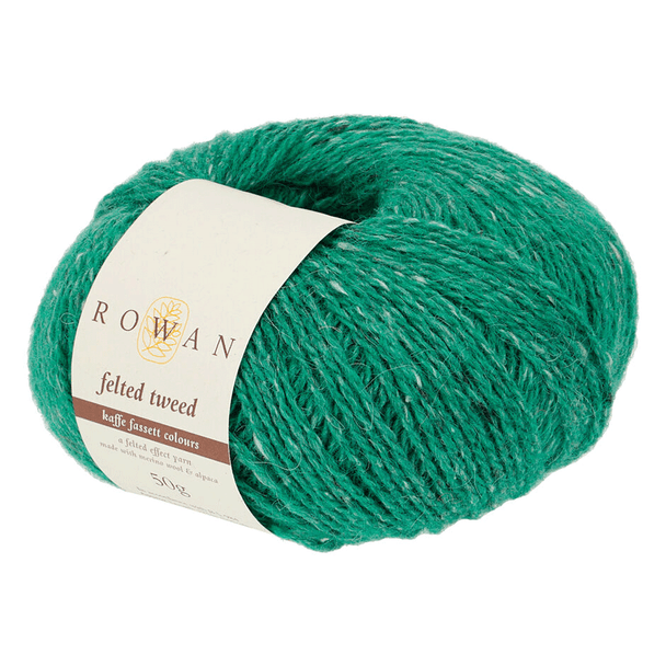 Rowan Felted Tweed DK Knitting & Crochet Yarn, 50g Donuts | 203 Electric Green Kaffe Fassett 2018 Release