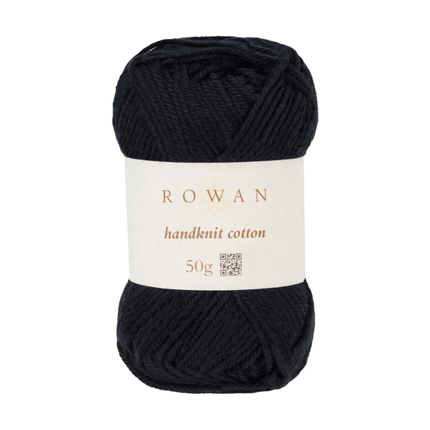 Rowan Handknit Cotton DK Knitting Yarn, 50g Balls | 252 Black