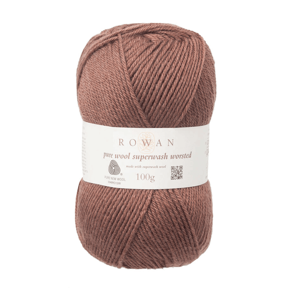 Rowan Pure Wool Superwash Worsted Knitting Yarn, 100g - 188 Toffee