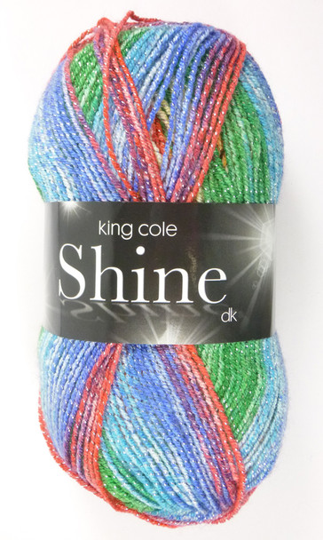 King Cole Shine DK Knitting Yarn, 50g Balls | Meadows 139