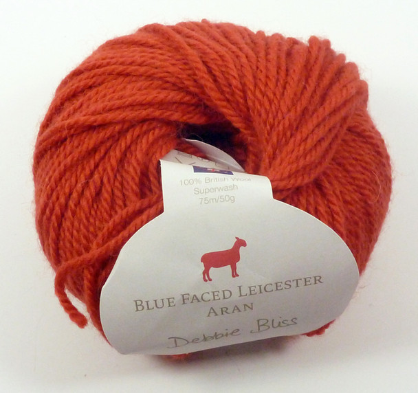 Debbie Bliss Blue Faced Leicester Aran  - Burnt Orange 017