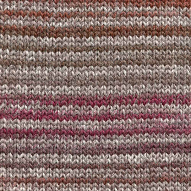 Adriafil Mistero Stripes & Stitches 91 Knitted Swatch