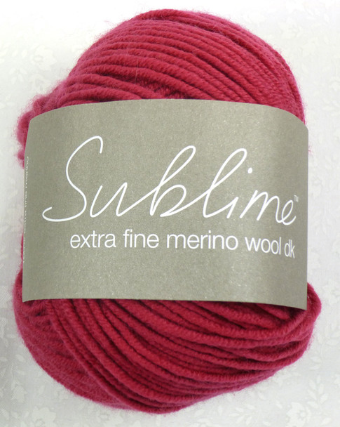  Sublime Extra Fine Merino Wool DK | 017 Redcurrant