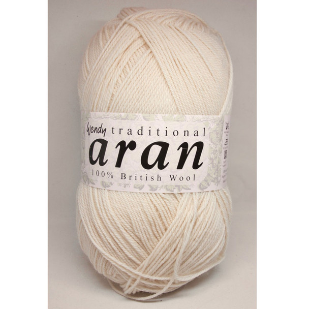 Wendy Traditional Pure Wool Aran Knitting Yarn, 100g Balls | 179 Aran