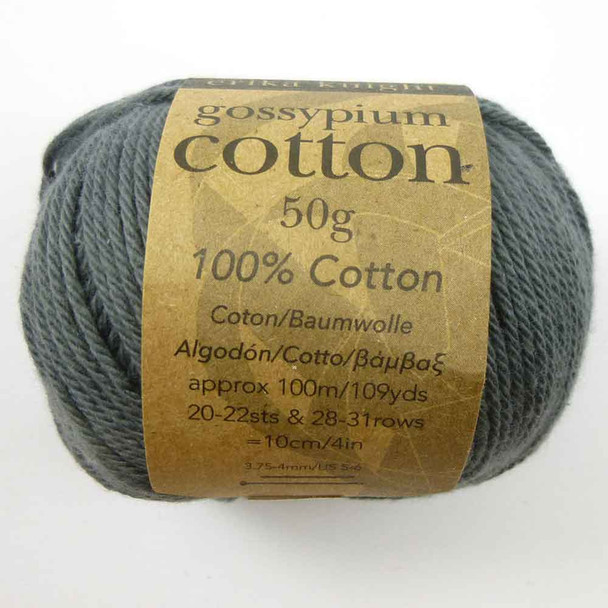  Erika Knight Gossypium Cotton DK Knitting Yarn - Shade 502 Mouse