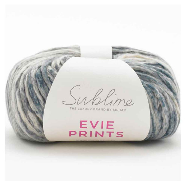 Sublime Evie Prints Cotton Rich Knitting Yarn | 563 Nuage
