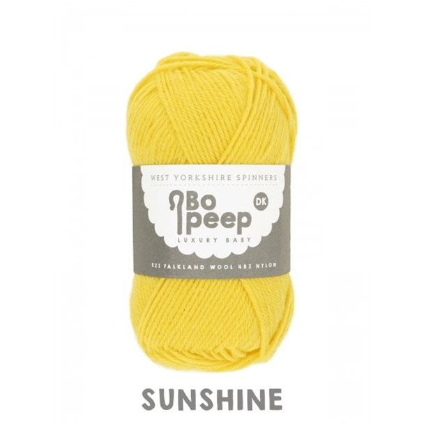 WYS Bo Peep Luxury Baby DK Knitting Yarn, 50g | 1066 Sunshine