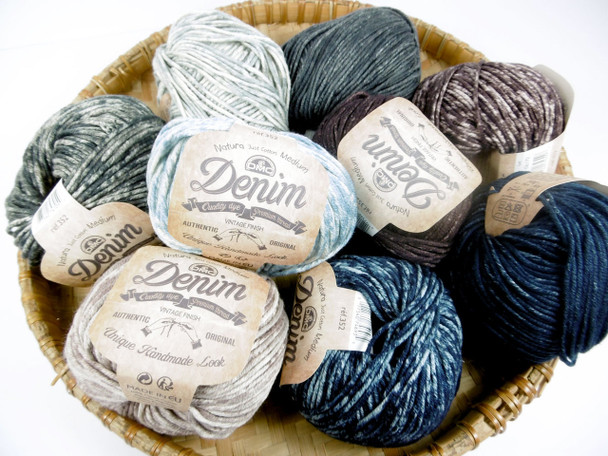 DMC Natura Cotton Denim - Selection of amazing shades