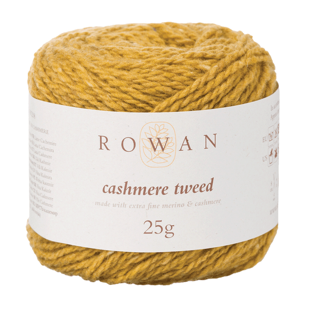 Rowan Cashmere Tweed DK Yarn | 010 Mustard