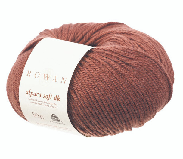 Rowan Alpaca Soft DK Knitting Yarn, 50g Balls | 203 Toffee