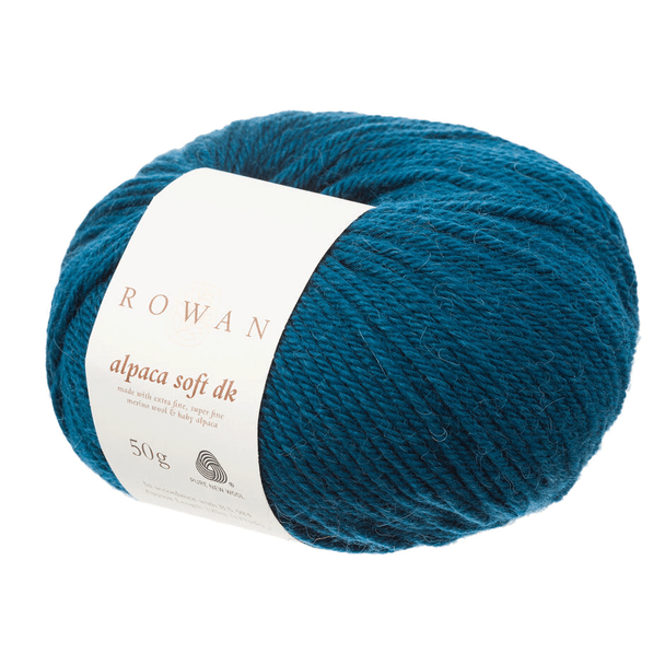 Rowan Alpaca Soft DK Knitting Yarn, 50g Balls | 213 Green Teal