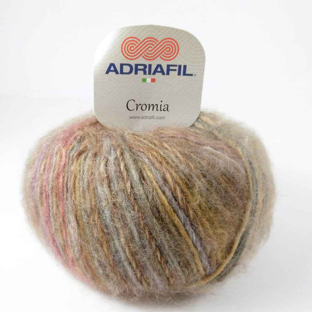 Adriafil Cromia 4 Ply /DK Knitting Yarn | Sand & Pink 10 