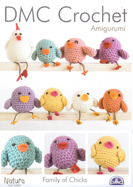 Family of Chicks Crochet Patterns | DMC Crochet Natura Cotton