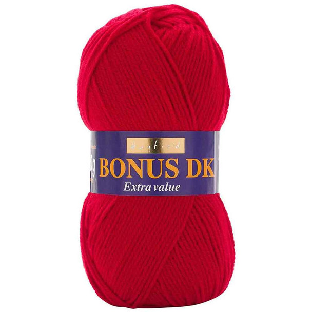 Sirdar Hayfield Bonus DK Knitting Yarn | 977 Signal Red