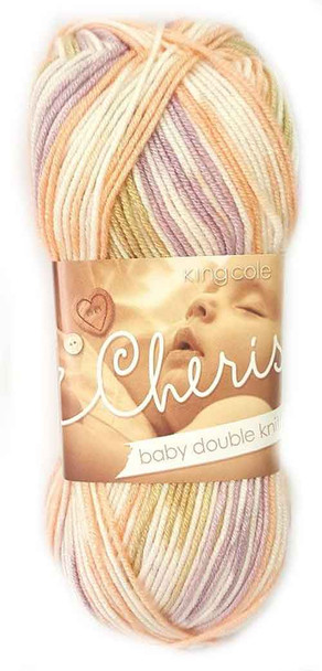 King Cole Cherish DK Knitting Yarn, 100g Balls | 1124 Peach Tree