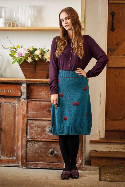 Colourwork Knits by Dee Hardwick | Rowan Books - Butterfly Skirt