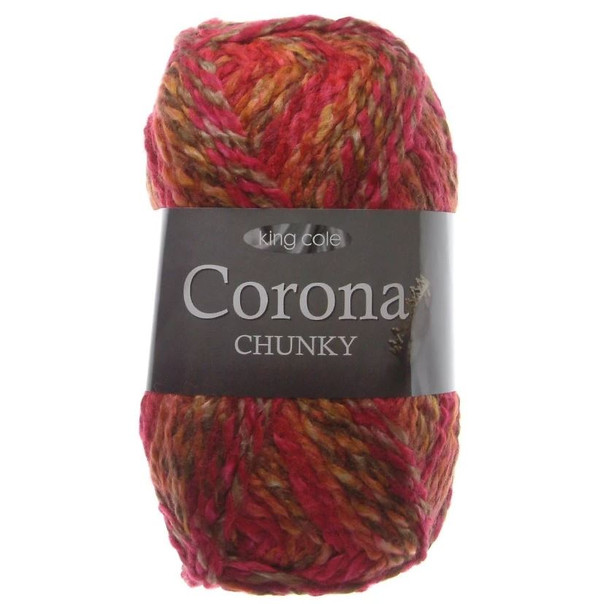 King Cole Corona Chunky Acrylic Knitting Yarn | 2277 Cinnabar