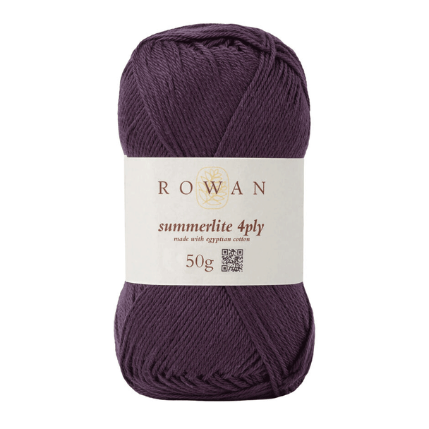 Rowan Summerlite 4 Ply Knitting Yarn, 50g Balls - 432 Aubergine