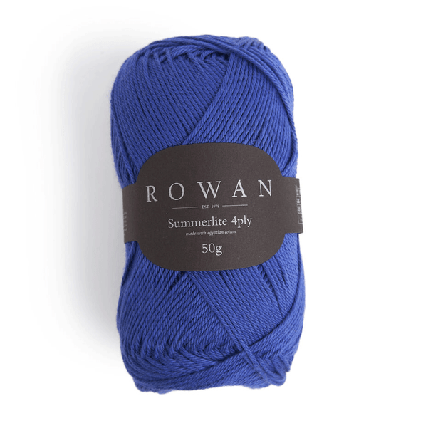 Rowan Summerlite 4 Ply Knitting Yarn, 50g Balls - 447 Cobalt