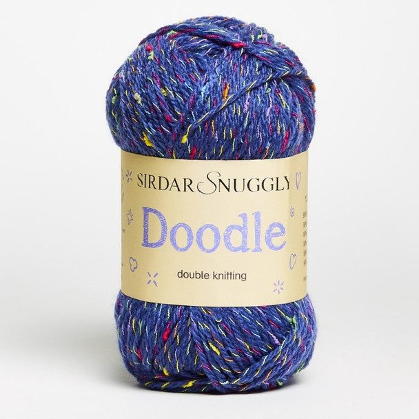 Sirdar Snuggly Doodle DK Baby Knitting Yarn, 50g Balls | 210 Blue Night