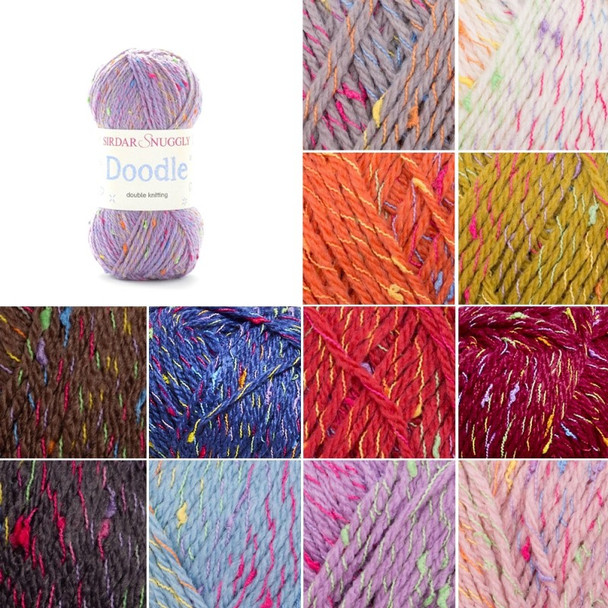Sirdar Snuggly Doodle DK Baby Knitting Yarn, 50g Balls | Various Shades - Main