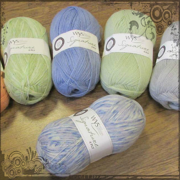 WYS Signature 4 Ply Knitting Yarns, 100g Balls | Florist Range