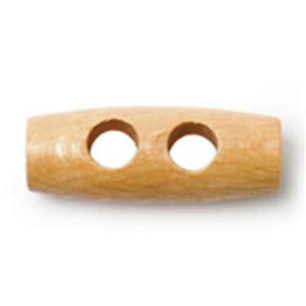 Wooden 2-hole Toggle | 25mm
