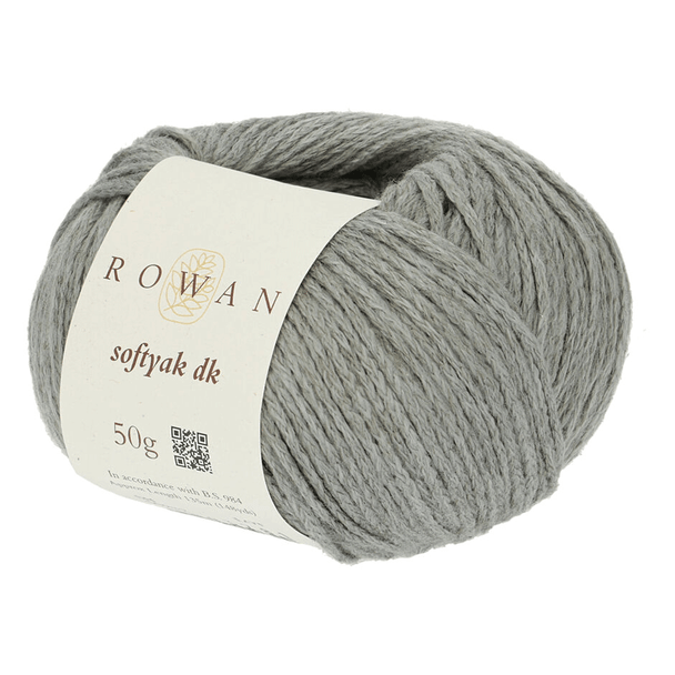 Rowan Softyak DK Knitting Yarn, 50g Balls - 232 Plain