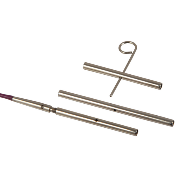 KnitPro Inter-changeable Knitting Needles - Cables & Connectors - For Symphonie or Nova tips - Bars and extenders