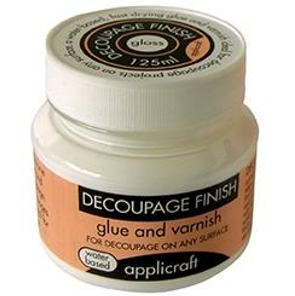 Decoupage Finish / Paper Varnish | 100g Pots | Various Finishes - Applicraft