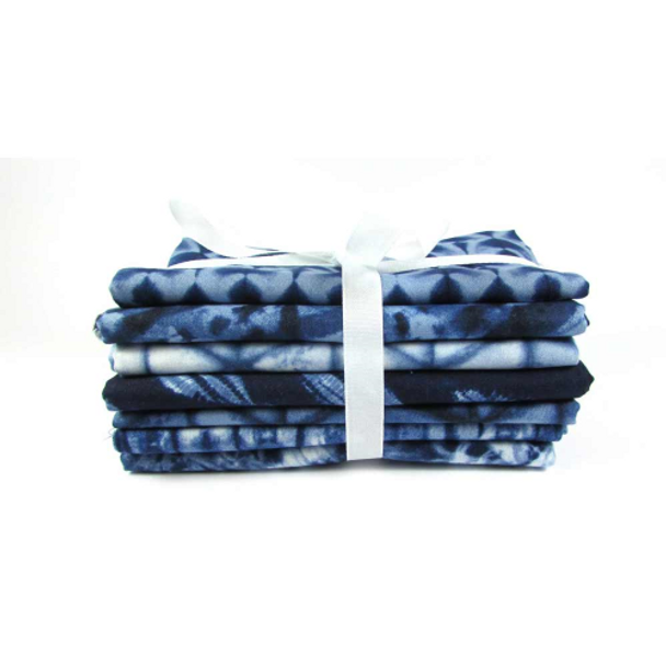 Fat Quarter Fabric Pack of 8 | Shibori 2 by Moda Fabrics | 100% Cotton Fabric - Main Image