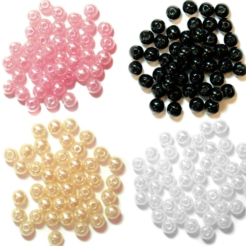 Trimits | Glass Pearls | Various Colours | 5mm | Approx 40 Pieces