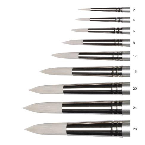 Winsor & Newton Artisan Water Mixable Oil Brushes | Round Synthetic | Various Sizes - Main Image