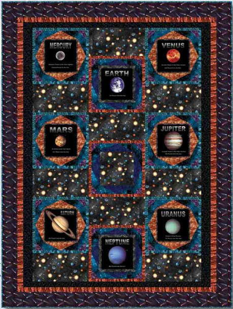Cosmic Space Quilt 2 | Blank Quilting | Free Downloadable Pattern - Main Image