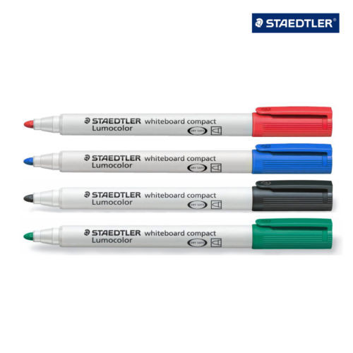 Staedtler Lumocolor Whiteboard Compact Marker, Handy Sized | Various Colours - Main Iamge