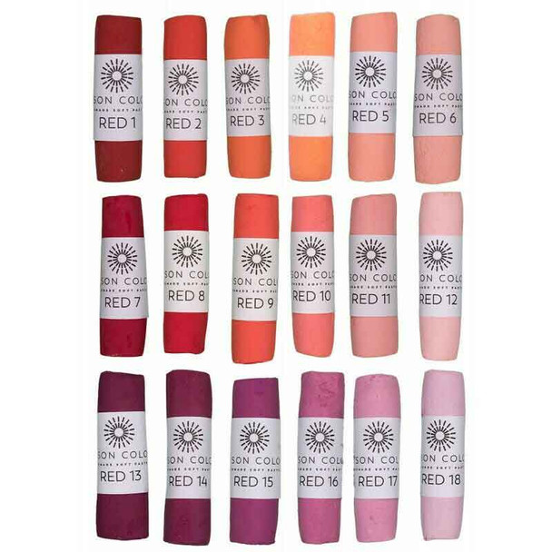 Unison Pastels - Red Colour Range