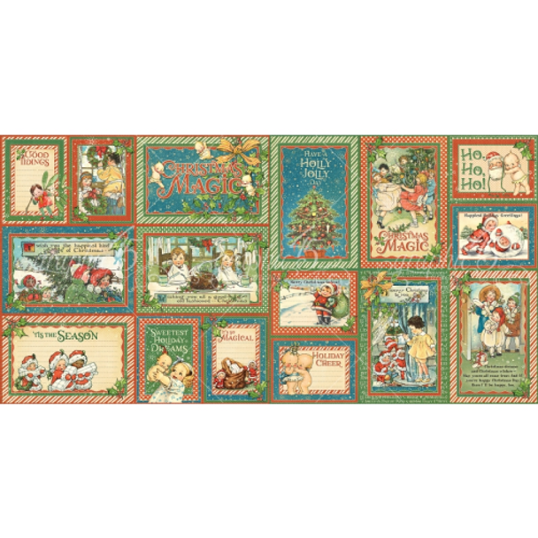 Graphic 45 | Ephemera Cards | Christmas Magic Collection