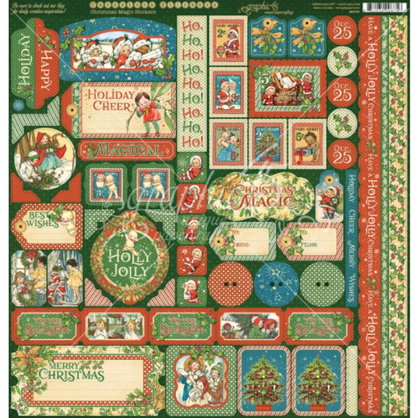Graphic 45 | Stickers | Christmas Magic Collection