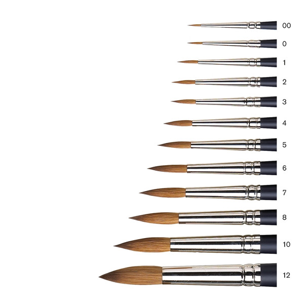 Winsor & Newton Artists Watercolour Sable Brushes, Round | Various Sizes - Main Image