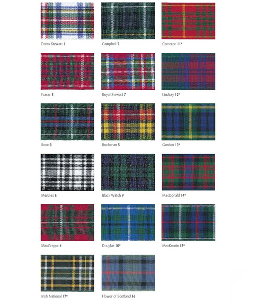 Berisfords | Woven Tartan Ribbon | 40mm wide | Article 7622 | Various Tartan Designs - Main image